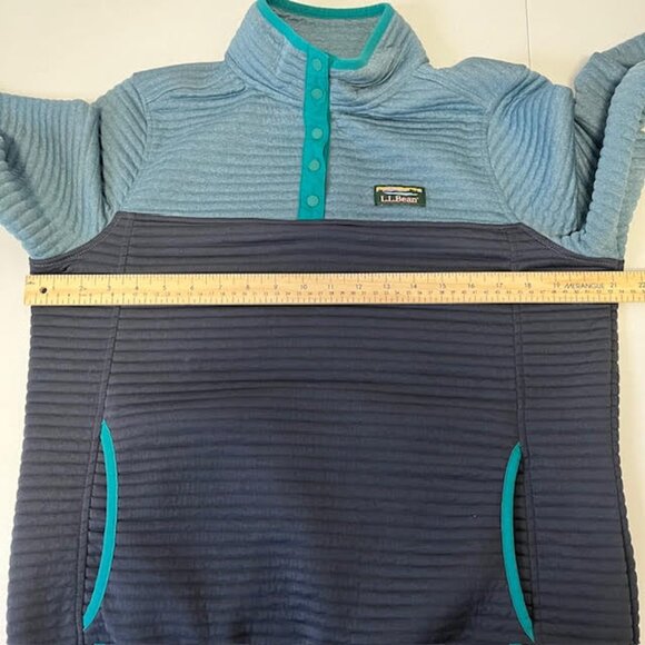 L.L. Bean Airlight Pullover Colorblock Medium Womens Sweater - Picture 7 of 13